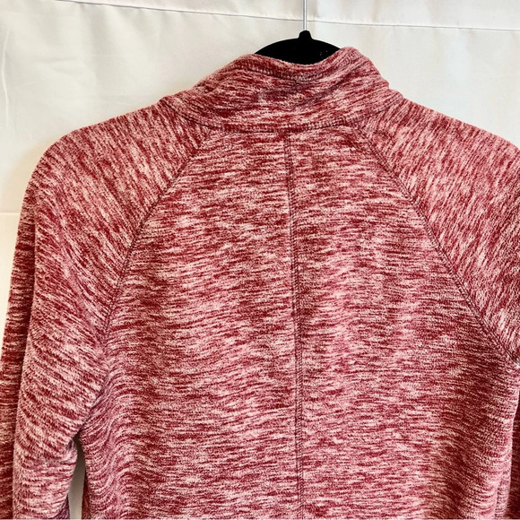 Eddie Bauer Dark Berry Burgundy RUN AROUND Quest Fleece Jacket Women Size Small - Picture 11 of 15